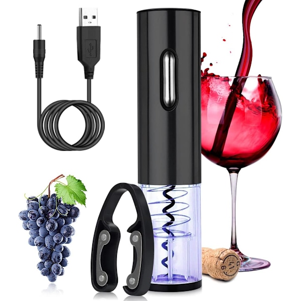 Automatisk Korkskruv för Vin, Vinöppnare Presentförpackning med Förbättrad Smakprofil, för Vinälskare (Säker PC)