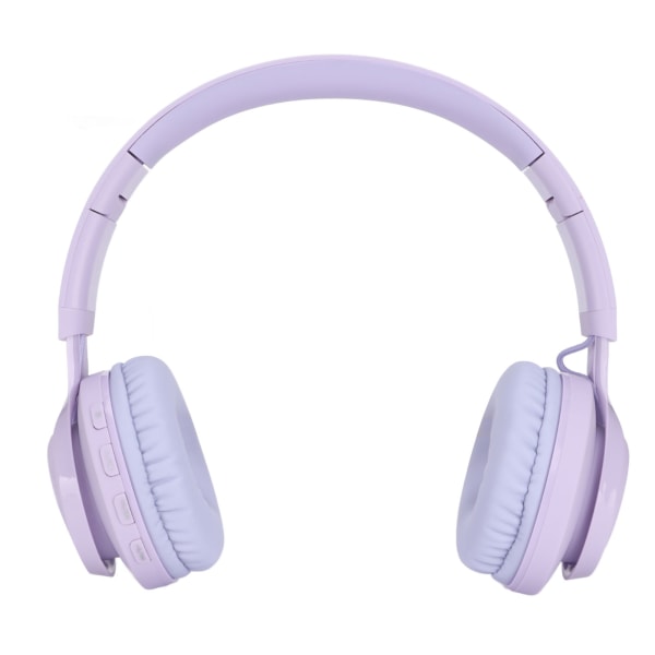 Hopfällbara justerbara RGB-färgglada hörlurar med mikrofon för barn, Bluetooth-hörlurar för barn, BT06C