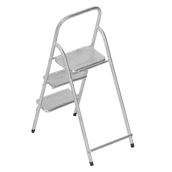 1/12 Miniature Trin Stiger Metal Delikat Tekstur Mini 3 Trin Stiger til Dukkehus Møbler Tilbehør
