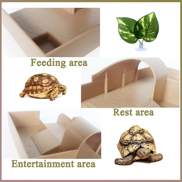 Akvarium Sköldpadds Plattform, Lagun Ö Docka, Giftfritt Robust Material, Reptilskydd, Sköldpadds Solplattform, Perfekt För Vattenlevande Och
