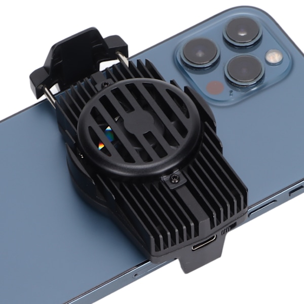Telefonkjøler Kjølevifte Halvleder Mobiltelefon Kjøleribbe Radiator med LED-lys for Android for IOS