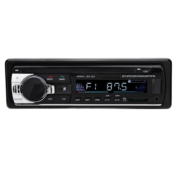 HIFI Lossless Music Single Spindle Bil Radioafspiller med Bluetooth MP3 og AUX Audio Input