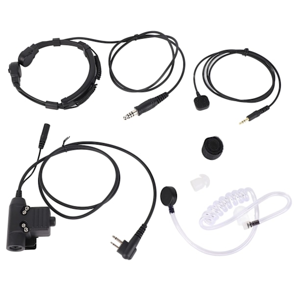 Walkie Talkie Halsmikrofon Headset Øretelefon 7.1mm 2 Vejs Radio U94 PTT Kabel Stikadapter til Motorola CP88 CP100 CP150 CP200
