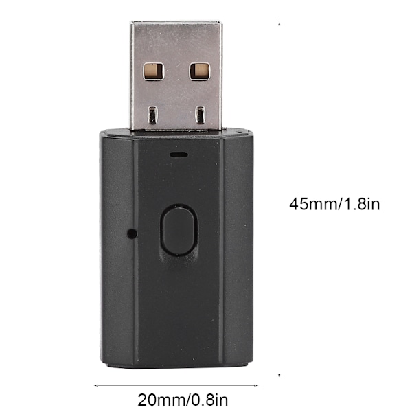 Trådløs Bluetooth 5.0 modtager-sender bærbar hjemmebil AUX-lydadapter