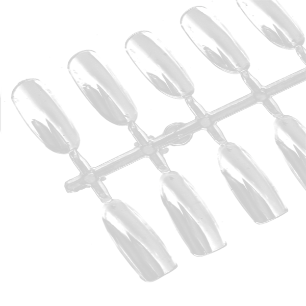 200 st falska nagelspetsar transparent nagelkonstfärg stil display spetsar nagelkonsttillbehör
