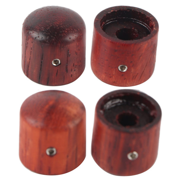 4 stk lønntre-effekt pedal kontrollforsterker knotter for elektrisk gitar bass