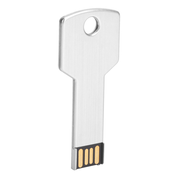 Nøgleformet USB-flashdrev USB-hukommelsesdisk USB-flashdrev til computerbrug Sølv