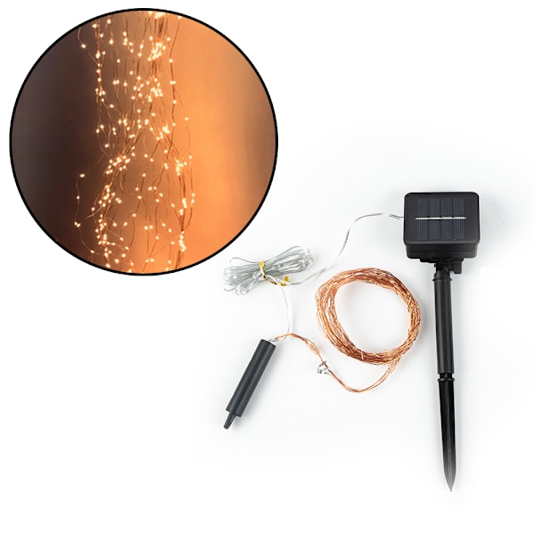 2-pack solcellslampor för utomhusbruk, 6 LED solcellslampor för trädgård