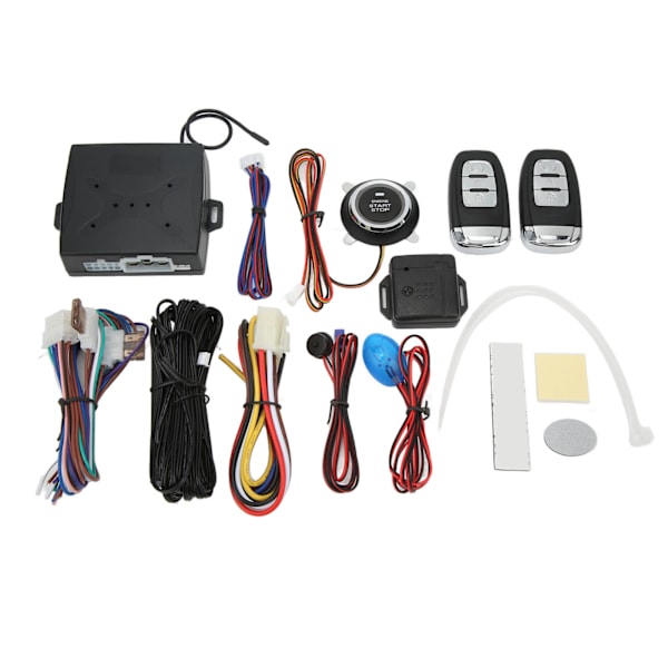 12V Bilsystem til nøglefri adgang med fjernbetjening, detektions-LED-advarselslys og identitetsgenkendelse til bil