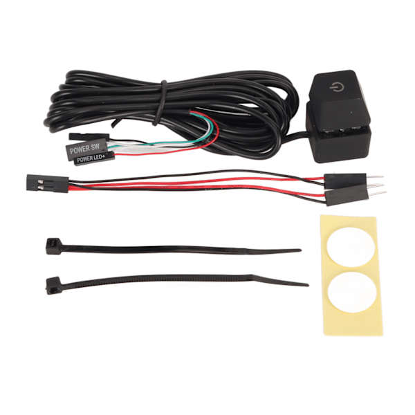 PC-virtakytkin Sininen kytkin Mekaaninen näppäin Taustavalaistu Plug and Play PC-virtapainike Pöytätietokone Toimisto Pelaaminen