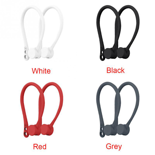 2 par ørekroker for Apple 1 2 Anti Fall Bluetooth Headset Earhooks Earphone Holder for Running Jogging Cycling
