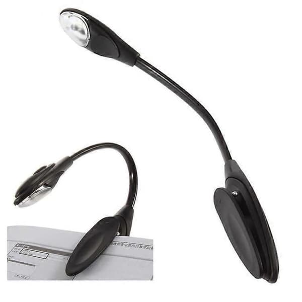 GETIT LED mini bokklemme lampe bærbar leselampe