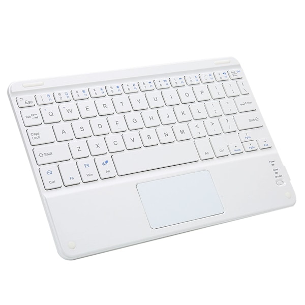 Bærbar 9in Bluetooth Touchpad-tastatur Saksdesign Ultra Slim Bluetooth-tastatur