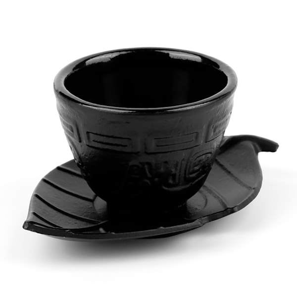 Tryckt järnkopp imitation japansk gjutjärns tekopp retro kopp järngryta järnunderlägg teset