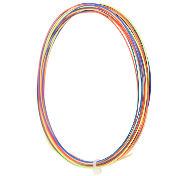 Badmintonsträng 10m/32,8ft 0,70mm/0,03in Flerfärgad Hållbar Ersättning Badminton Racketsträng för Badminton Racket