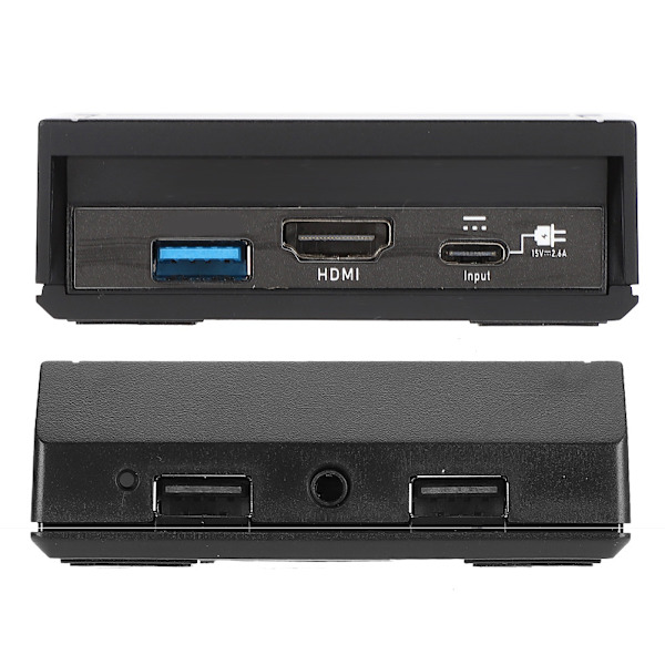 HDMI bärbar laddningsdockningsstation skrivbordsladdare för Switch/Lite med hörlursgränssnitt