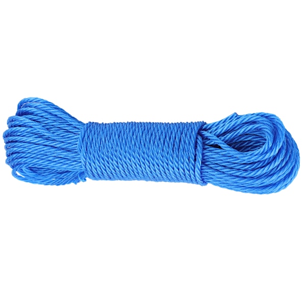 20m Nylon Rope Lines Cord Clothesline Garden Camping Outdoors (Blue)