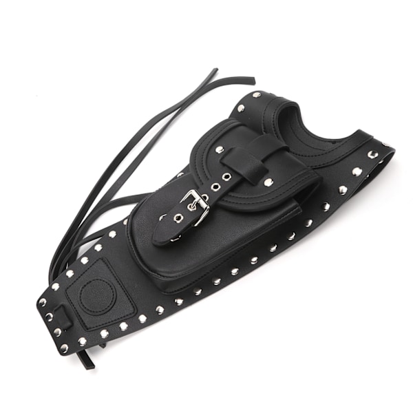 Motorcykel Bränsletankväska Gas Tank Pad Cover Svart Konstläder Passar för XLX1000 XL1200X XLH883