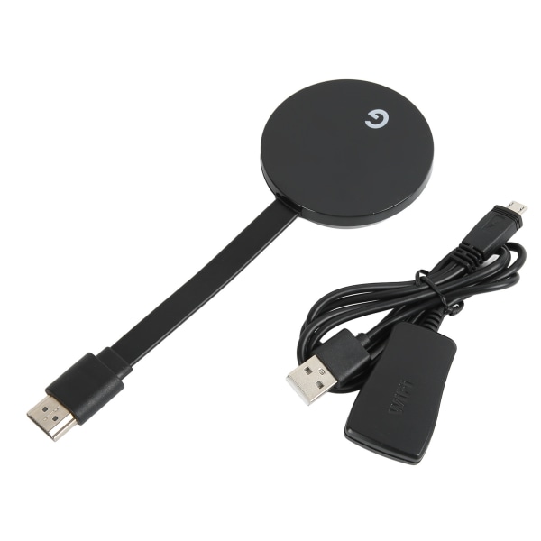Trådløs skjermadapter Skjermspeiling HD 1080P 2.4G WiFi-skjermmottaker for TV-projektor Bilmonitor