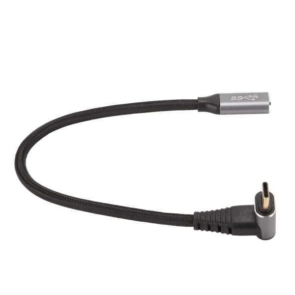 USB C 3.1 hann til hun-kabel PD100W hurtiglading 10 Gbps 4K ved 60 Hz USB C ladekabel for Steam Deck spillkonsoller