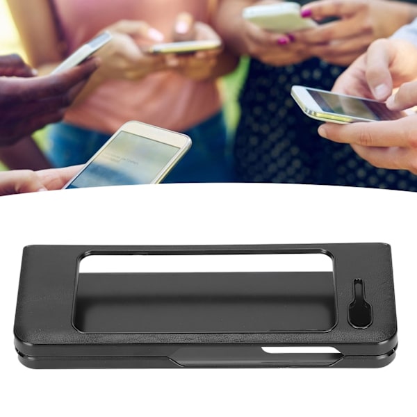 Mobilt läderfodral AllInclusive AntiFall skyddande fodral för Samsung Galaxy Z Fold 1 W20(Svart )