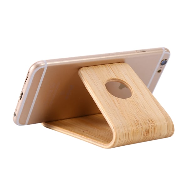Universell tre-bambus mobiltelefonstativholder for iPhone for Samsung for Xiaomi huawei 2018