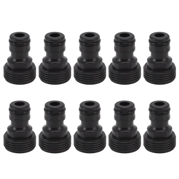 10 kpl hana-liitin G3/4 uroskierre 25 mm pikaliitin nippeli letkun pikaliitin muovi