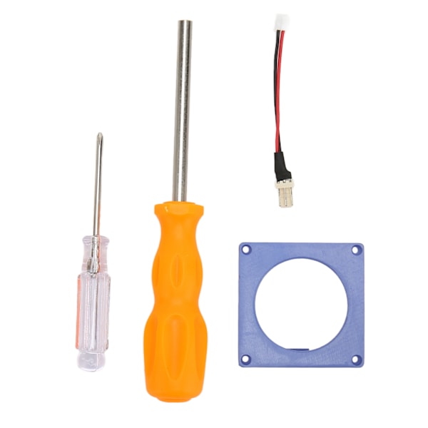 Fläkt 3D Print Mount Kit Mini Kyllfläkt 3D Printad Ram Mount Kit Reservdelar för NGC Gamecube Lila