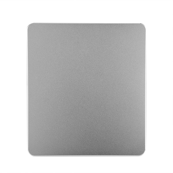 Aluminum NOn slip Gaming Mouse Pad Mat Double Sided Accurate Control Mousepad for PC Silver