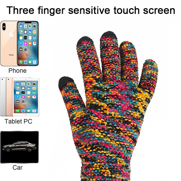 Vinter touchscreen-hansker for kvinner - varme med skjerm fingre