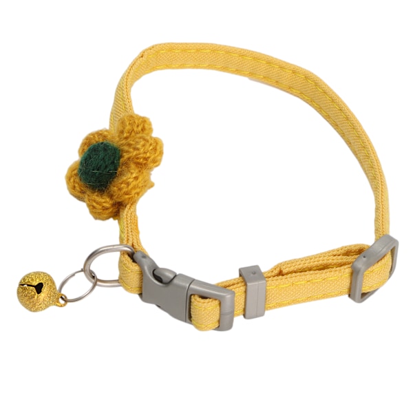 Safety First Halsband för Husdjur, Söta Katthalsband med Blomma & Mjukt Lättviktsmaterial för Brytsäkerhet