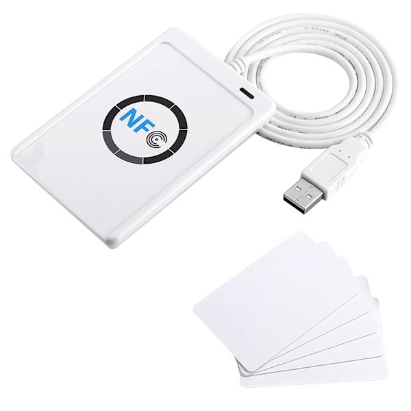 NFC RFID-läsare  Writer ACR122U ISO 14443A / b   Gratis programvara i vitt