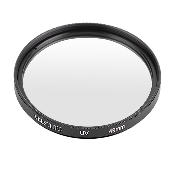 VBESTLIFE Universal Ultra Slim UV-filter Objektivbeskyttende filtre til DSLR-kameraer 49mm