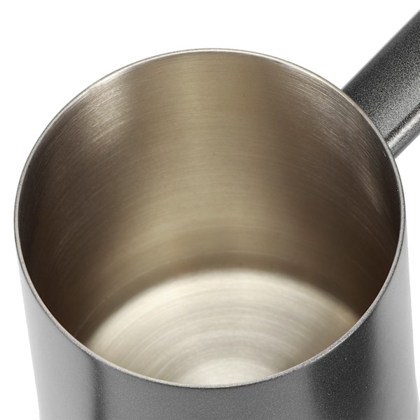 Lång Pip Precisionskontroll, Rostfritt Stål Häll över Kittel Med Ventilationshål För Termometer, Ergonomiskt Trähandtag För Säker Hällning, 700ml