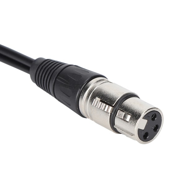 XLR-naaras - 2 x XLR-uroskaapeli Mikrofoni Stereobalansoitu liitäntäjohto ääniadapterille