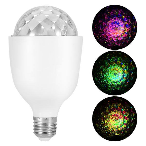 Mini E27 LED RGBW Scenelys Festival Bold Bryllup KTV Dans