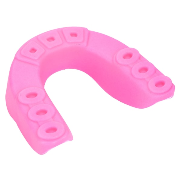 Hållbar EVA Vuxen Tandskydd Tänder Tandskydd Boxning Strid Tillbehör Rosa & Vit