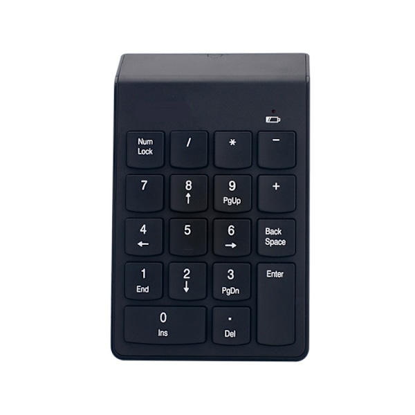Office Assistant: Kompakt Trådlöst Numeriskt Tangentbord, Ergonomisk Lutning För Bekväm Användning På Kontoret Eller Hemma, Portabel Design, Hög Kompatibilitet Med Datorer Och