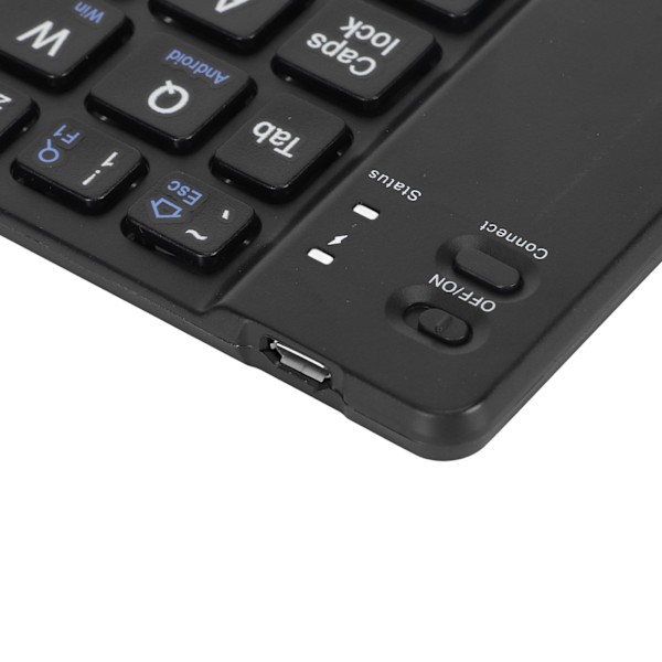 Foldbart Bluetooth-tastatur, slank lommestørrelse, bærbar trådløst tastatur for Windows7 8 nettbrett, bærbar PC, mobiltelefon