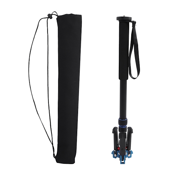VBESTLIFE 5KG Tungt Teleskopisk Aluminiumlegering Ultra Monopod Stativ