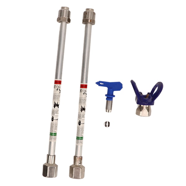 2PCS Spray Extension Rod G7/8 14 Rustfritt Stål Sprayer Tip Extension Pole Replacement for Home