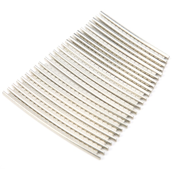 24 stk gitarbåndsett i cupronickel for Fender/Gibson erstatningstilbehør 2,7 mm
