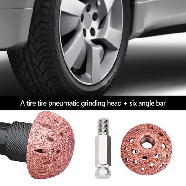 38mm Slibning af Dæk Reparation Hoved Grov Grit Polering Hjul med Forbindelsesstang