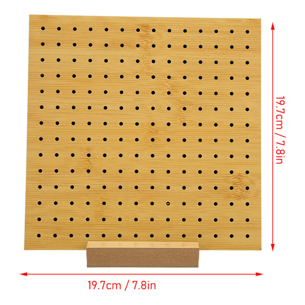 Heklet blokkeringsbrett med 6 pinner 3mm hulldiameter Tetragonum tre heklet blokkering for nybegynnere mødre