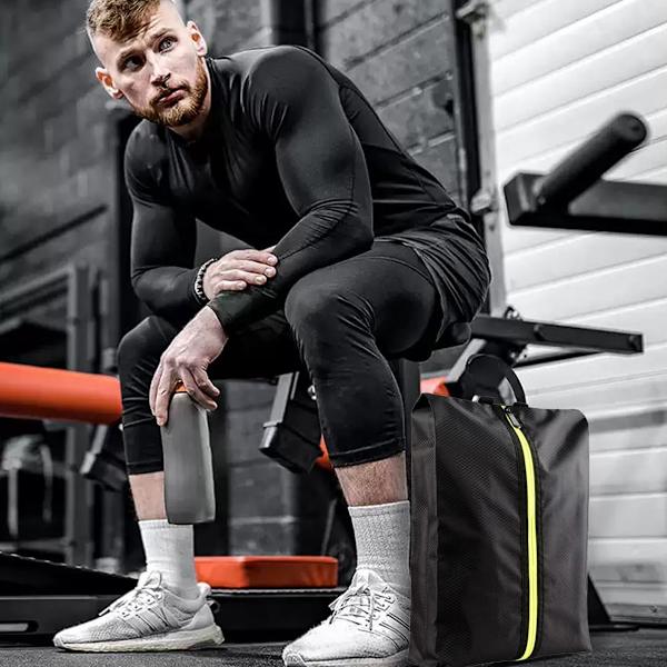Skopåsar för resor - Set med 3-pack stora kapacitet Oxford tygskopåsar