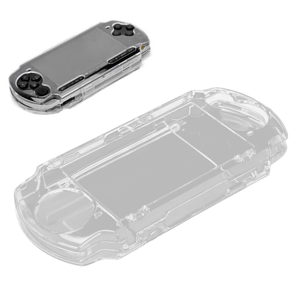 Universellt skyddande fodral snyggt förhindrar halkning stöttåligt transparent skyddande skal med filmfäste för PSP