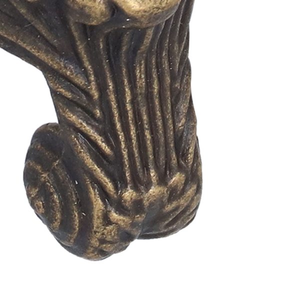 12 st smyckeskrinben med antikt elegant utseende premiumlegering robust hållbar rostfri trälådefötter