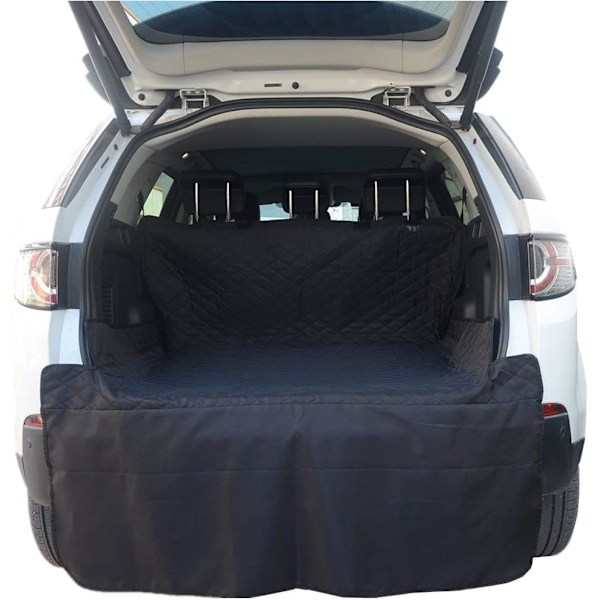Universell Passform Lastrumsmatta för SUV:ar, Vattentätt Bagageskydd, 208x132 cm, Justerbar Rem, Halkfri Baksida, Stötfångarskydd