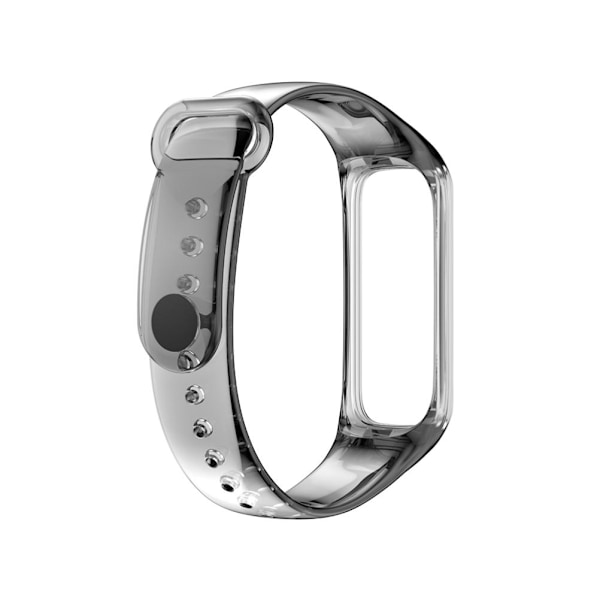 Reservearmbånd kompatibel med Samsung Galaxy Fit2, mykt, gjennomsiktig TPU-fargebånd