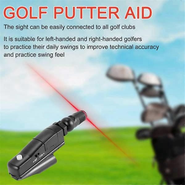 GETIT Golf Putter Sigte Bærbar Golf Putting Træner Sort